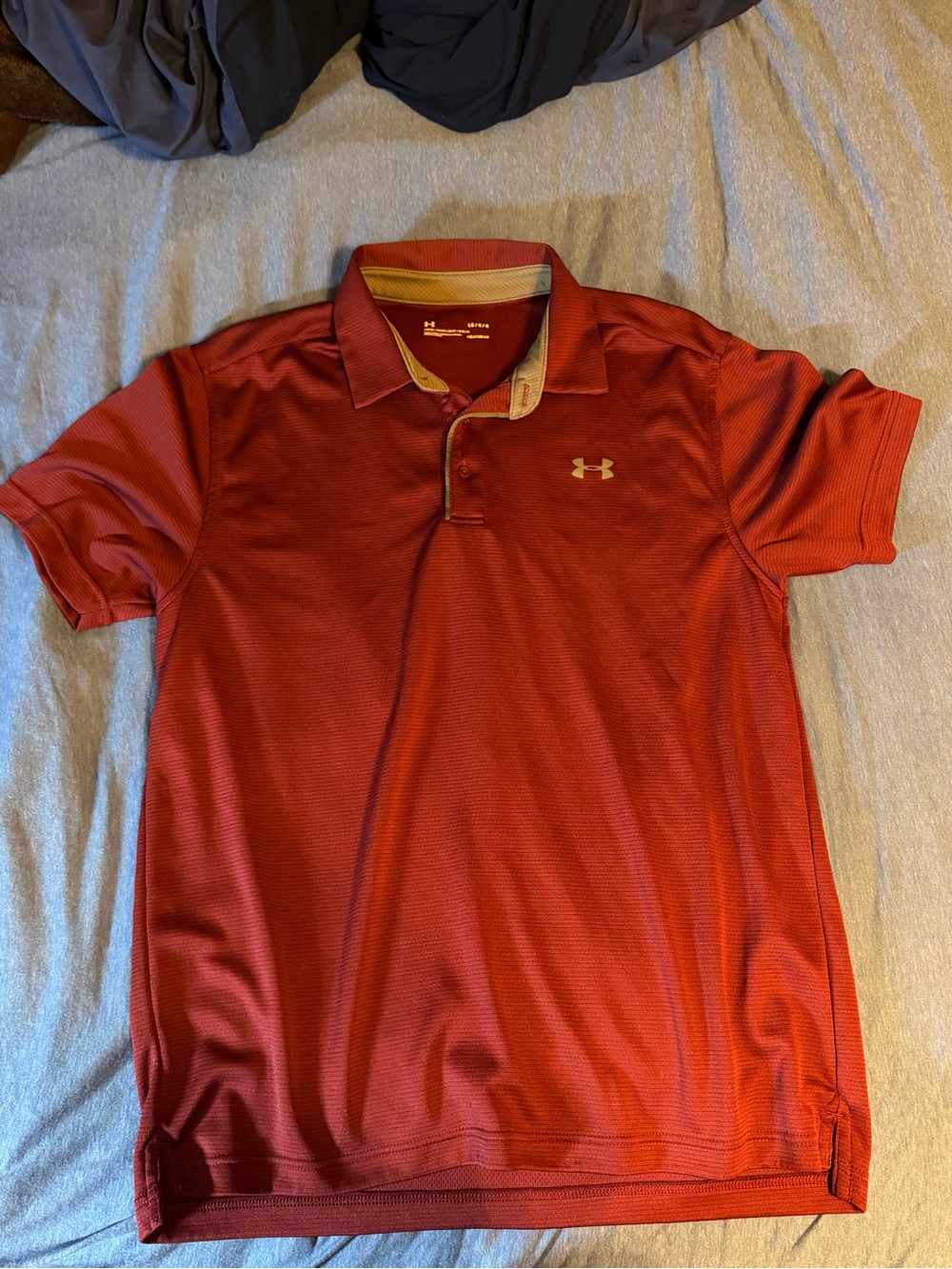 Under Armour Men’s burgundy Polo Performance Shirt